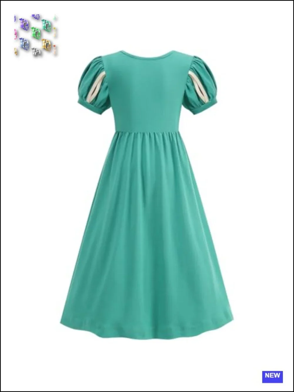 Kids Medieval Princess Costume Dress Cotton Fancy Tutu